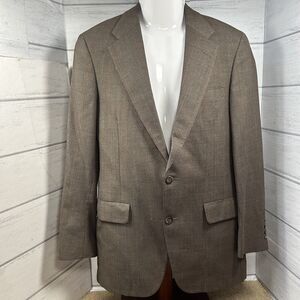 Palm Beach Martin's Georgia Vintage Men's Blazer Jacket Striped Brown 40R
